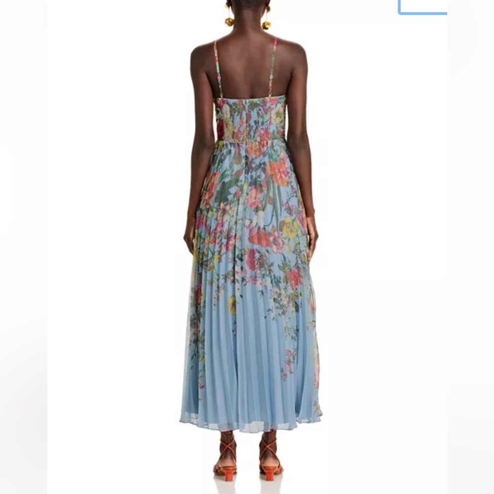 Pleated Floral Maxi Dress by Aqua Bloomingdales - Picture 4 of 8